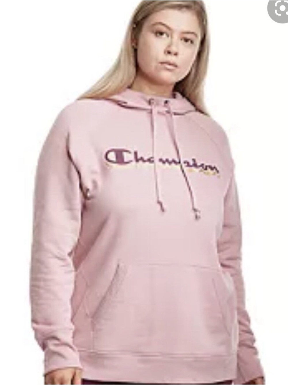 Champion® Powerblend Classic Graphic Hoodie Plus Size 1X